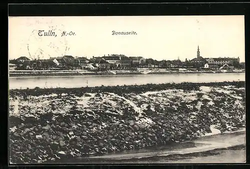 AK Tulln, Panorama, Donauseite