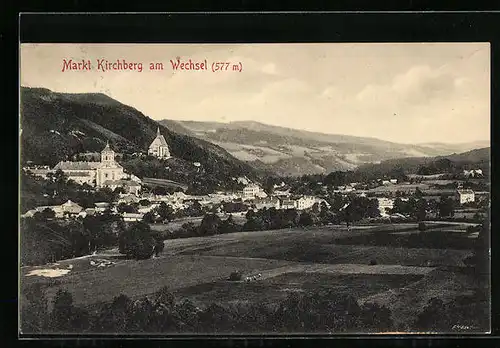 AK Kirchberg am Wechsel, Gesamtansicht