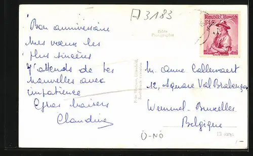 AK Freiland an der Traisen, Ortspartie mit Wehr