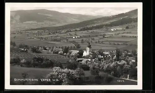 AK Ysper, Ortsansicht mit Kirche