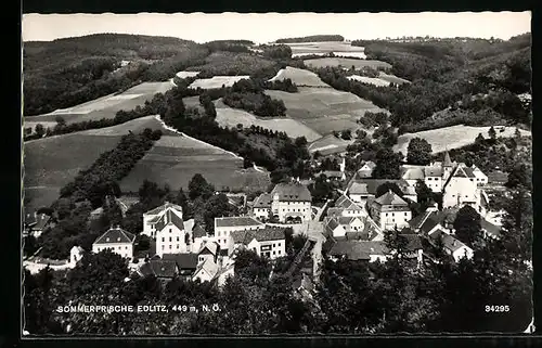 AK Edlitz, Ortsansicht aus der Vogelschau