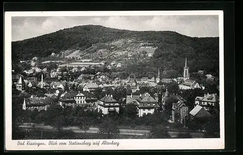 AK Bad Kissingen, Blick vom Stationsberg auf Altenberg