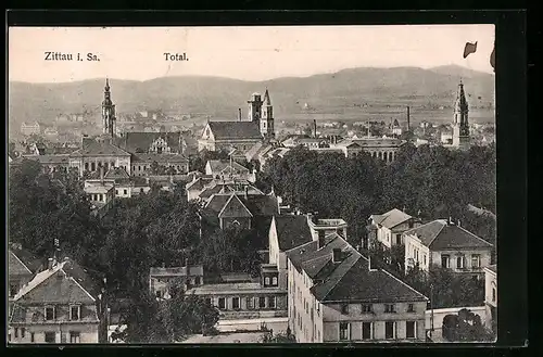AK Zittau i. Sa., Gesamtansicht
