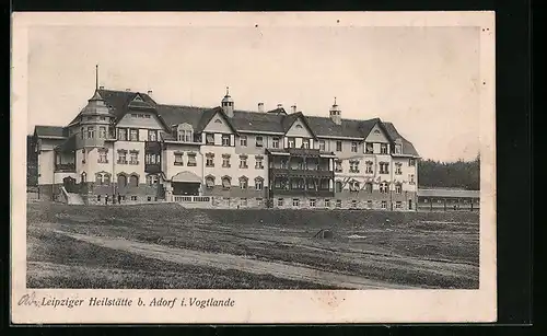AK Adorf i. Vogtld., Leipziger Heilstätte