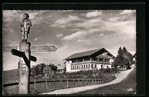 AK Maria Rain im Allgäu, Café-Pension Sonnenhof