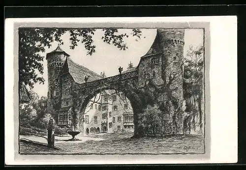 AK Michelstadt / Odw., Schloss Fürstenau