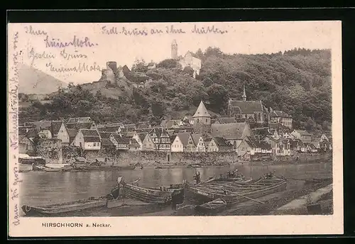 AK Hirschhorn a. Neckar, Panorama