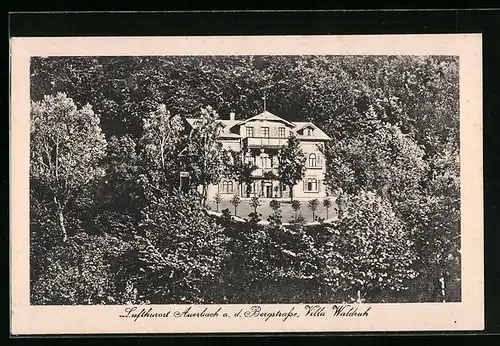 AK Auerbach a. d. Bergstrasse, Villa Waldruh