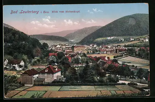 AK Bad Lauterberg i. H., Blick vom Eichenkopf