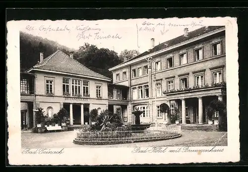 AK Bad Teinach, Bad Hotel mit Brunnenhaus
