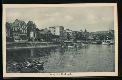 AK Remagen, Rheinpartie