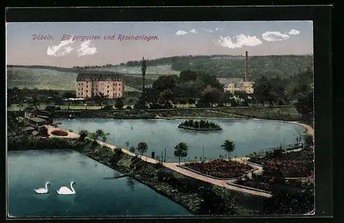 AK Döbeln, Bürgergarten und Rosenanlagen