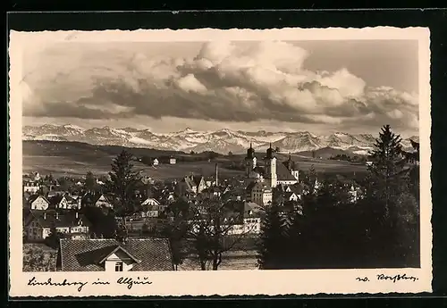AK Lindenberg / Allgäu, Ortsansicht aus der Vogelschau