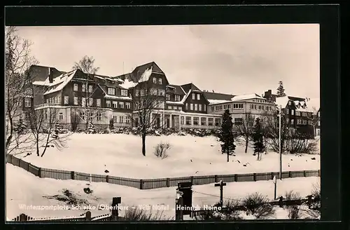 AK Schierke / Harz, VEB Hotel Heinrich Heine