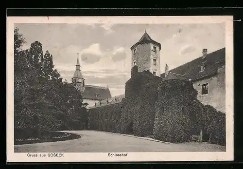 AK Goseck, Schlosshof