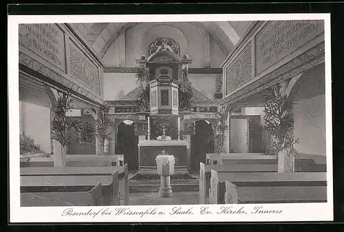 AK Posendorf, Evangelische Kirche