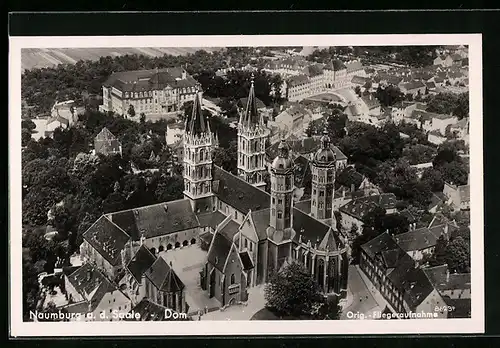 AK Naumburg a. S., Dom, Fliegeraufnahme