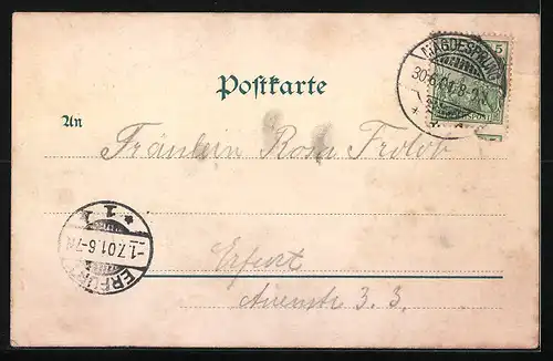 AK Mägdesprung / Harz, Ortspartie aus der Vogelschau