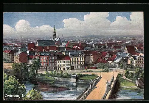 AK Zwickau, Totalansicht