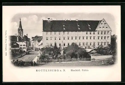 AK Rottenburg a. N., Bischöfliches Palais