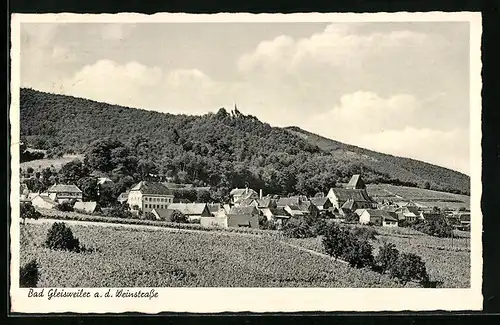 AK Bad Gleisweiler a. d. Weinstrasse, Ortsansicht aus der Vogelschau
