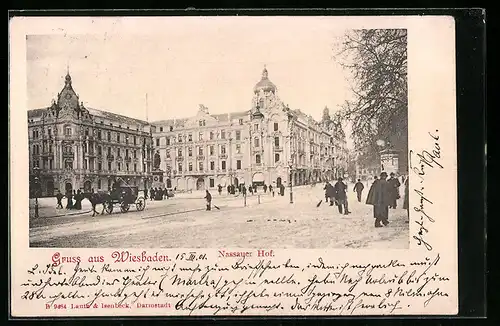 AK Wiesbaden, Hotel Nassauer Hof