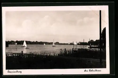 AK Oranienburg, Segelboote auf dem Lehnitzsee