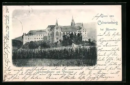 AK Ahrweiler, Ursulinenkloster und Pensionat auf dem Calvarienberg