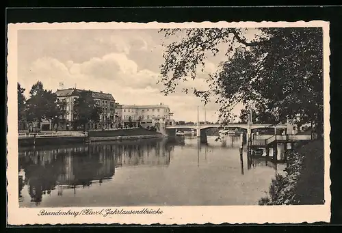 AK Brandenburg / Havel, Jahrtausendbrücke