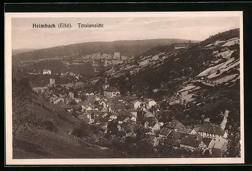 AK Heimbach / Eifel, Totalansicht