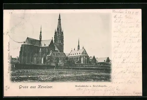 AK Kevelaer, Marienkirche und Beichtkapelle