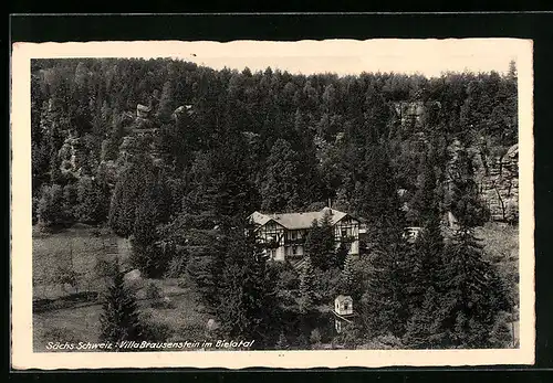 AK Rosenthal-Bielatal, Hotel und Fremdenheim Villa Brausenstein