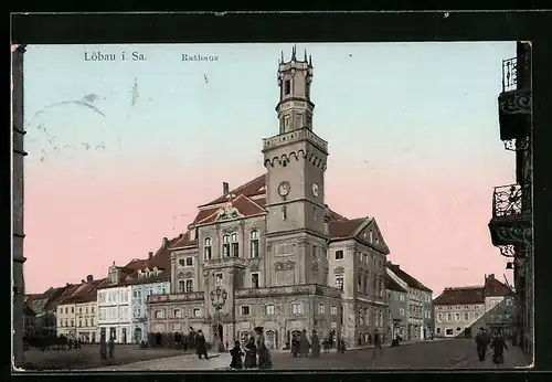 AK Löbau i. Sa., Rathaus