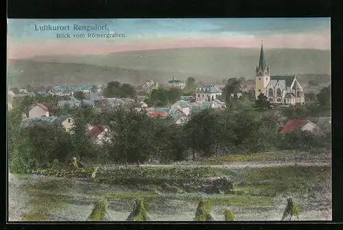 AK Rengsdorf, Blick vom Römergraben