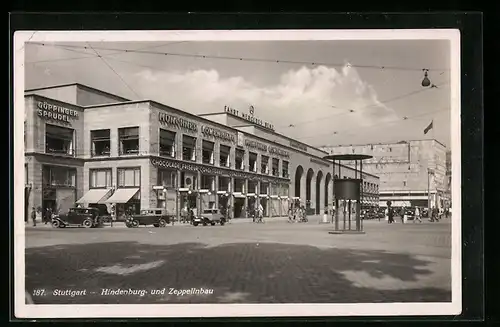 AK Stuttgart, Hindenburg- und Zeppelinbau