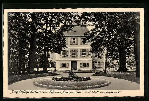 AK Schwarzburg i. Thür., Pensionshaus und Waldrestaurant Jagdschloss Fasanerie