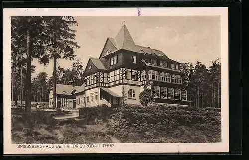 AK Friedrichroda i. Thür., Hotel und Pension Spiessberghaus
