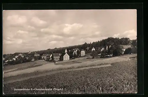 AK Oberpfannenstiel / Erzgeb., Ortsansicht aus der Vogelschau
