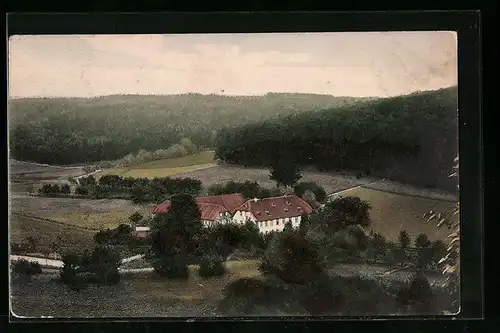 AK Gross Umstadt i. H., Gasthaus und Pension Brenner im Raibacher Tal (Knöllenmühle)