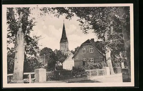 AK Fallingbostel, Blick zur Kirche