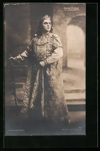 AK Opernsänger Peter Unkel als Lohengrin