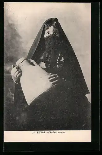 AK Egypt, Native woman, arabische Volkstypen