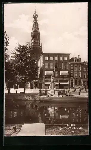AK Leiden, Gez. o. d. Vischmarkt
