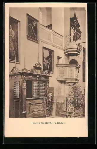AK Kürbitz, Inneres der Kirche