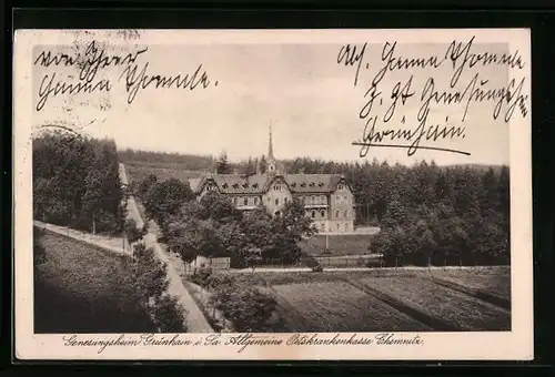 AK Grünhain i. Sa., Genesungsheim der Allgemeinen Ortskrankenkasse Chemnitz