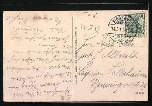 AK Kirchberg i. Sa., Totalansicht