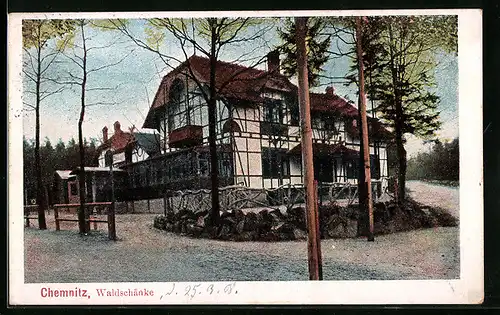 AK Chemnitz, Gasthaus Waldschänke