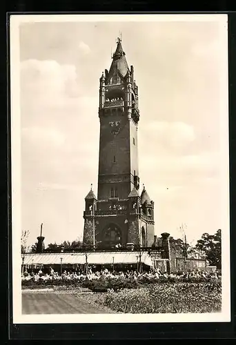 AK Berlin-Grunewald, Gasthaus Grunewald-Turm