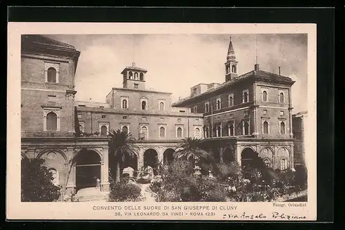 AK Roma, Convento delle Suore di San Guiseppe di Cluny, Via Leonardo da Vinci