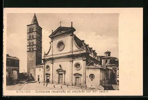 AK Viterbo, Cattedrale ricostruita ed ampliata nel XIV secoio